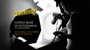 Corso "Base" di fotografia con inizio il 15 settembre 1 Corso "Base" di fotografia con inizio il 15 settembre