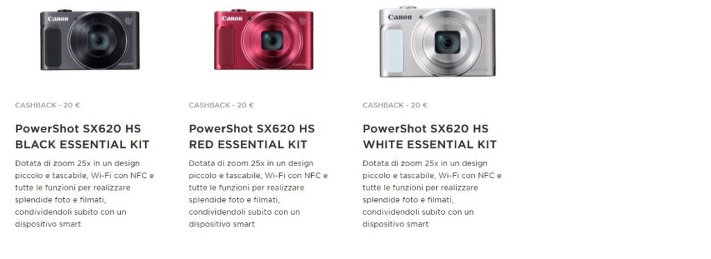 PRONTI PER LA SUMMER PROMO CANON 8 compatte2