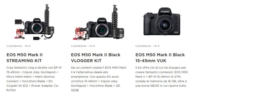 PRONTI PER LA SUMMER PROMO CANON 6 mirror3
