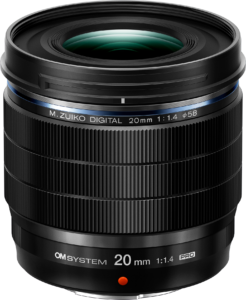 Novità: M.Zuiko 20mm F1.4 PRO 1 M.Zuiko 20mm F1.4 PRO