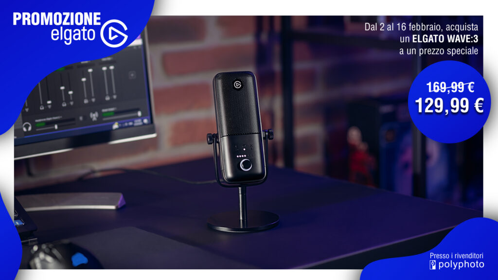 Promo Elgato | CORSAIR 2 Elgato Wave 3 - Accessori Streaming and Gaming - Corsair - Promo febbraio
